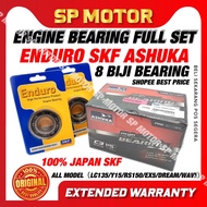 ENDURO BEARING SKF C3 SET Y110 Y100 RXZ Y125Z RS150 Wave 125 Dream Y15ZR LC135 4S  LC135 5S Kriss FZ150 SRL110 SKF ENJIN