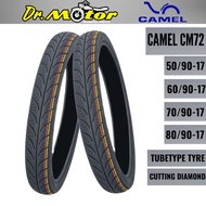 Camel RACING TUBE TYPE Tyre Diamond Cm72 Tubetyre Cutting Maxxis Diamond 50/90 60/90 70/90 80/90 TAYAR TAYER TIRES TYRES