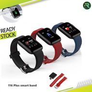 [BRAND WATCH] Jam Pintar Smart Band 116 Plus Sports Fitness Activity Heart Rate Tracker Blood Pressu