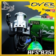 รอกสปินหมาป่า Line Winder รุ่น AFS 835i ดำ/เงิน