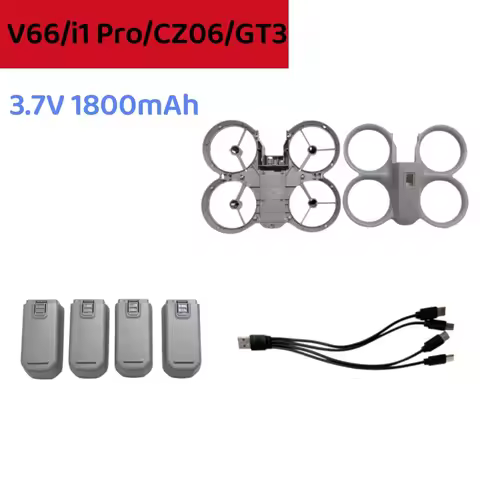 1 Piece V66/i1 Pro/CZ06/GT3 Mini Drone Battery Original 3.7V 1800mAh Battery Drone Wholesale DIY Acc