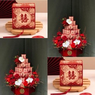 Combo of 10 Cake Boxes 8*8cm for Marriage Cakes, Rice Cakes, Sticky Cakes, Wedding Clips