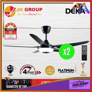 TUAH784 - (BUY 1 FREE 1) DEKA DF50LED 56 INCH 5 BLADES 4 SPEEDS CEILING FAN WITH LED LIGHT &amp; REMOTE CONTROL *REPLACE V5