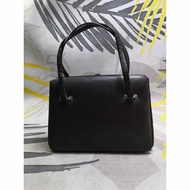 Metal Frame Kiss Lock Clutch Bag