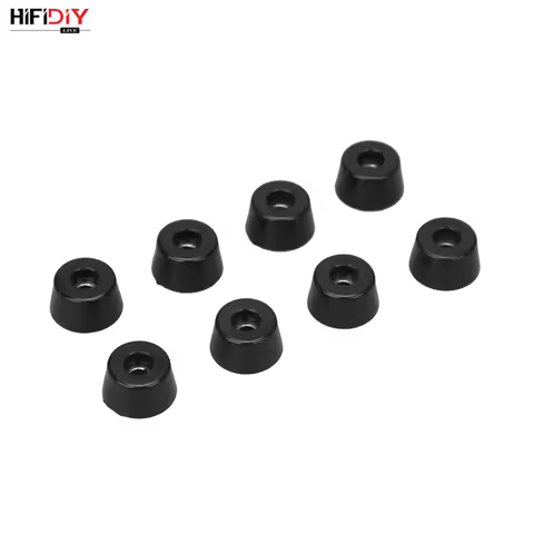 HIFIDIY LIVE 4PCS AUDIO Amplifier Rubber foot pad machine foot speaker Stand Feet Foot Pad Spikes Co