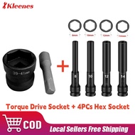 Torque Drive Socket 39x41mm And 3 Inches Extension Set 1/2" Drive Deep Impact Socket Set KE