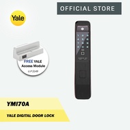 Yale YMI70A Black Digital Handle Door Lock  (FREE Yale Access Module)
