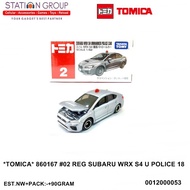 TOMICA TOMICA TOMICA TOMICA TOMICA TOMICA 860167 02 REG SUBARU WRX S4 U POLICE 18