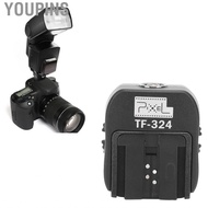 youpins Flash Hot Shoe Adapter with PC Sync Port for SB900 SB27 SB80DX SB50DX  Easy Installation Sta