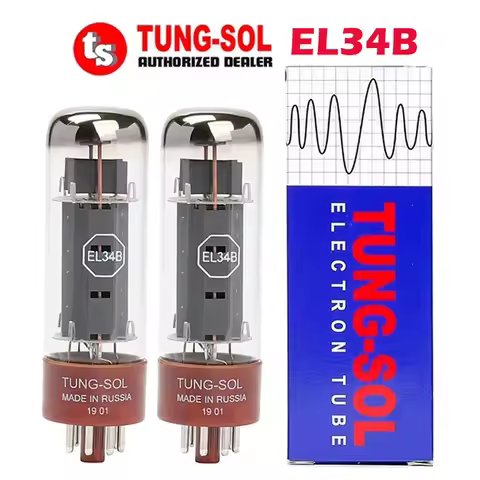 TUNG-SOL EL34 EL34B Vacuum Tube HIFI Audio Valve Replace 6CA7 6P3P 6L6 EL34C Electronic Tube Amplifi