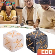 10 Pcs +1/-1 Counter Mini Dice Counter MTG Accessories 4 Sided Acrylic Dice 16mm square corner