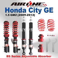 Honda City GM2 TMO Jazz GE 08-13 HiLo Soft Hard Height Adjustable Absorber Set