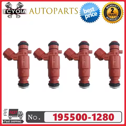 4pcs Fuel Injectors 16600-9F600 0280155940 For Nissan Almera Pulsar N16 Bluebird Sylphy 2001-2011 Ni