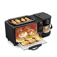 【免運】多種功能三合一早餐機家用電烤箱咖啡機支持