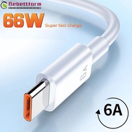 BEBETTFORM Super Fast Charging Universal 66W Type C Charger Cable