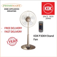 KDK P30KH 12" (30cm) Stand Fan *1 YEAR LOCAL WARRANTY *FAST DELIVERY
