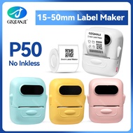 Stylish Marklife P50 Bluetooth Thermal Label Printer Barcode Sticker Paper Printer Self-adhesive Lab