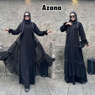 viral abaya hitam turkey gamis maxi dress arab saudi turki dubai azana