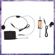 (GPBS) Wireless Microphone SystemWireless Microphone Set With Headset & Lavalier Lapel Mics Beltp