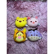 GANTUNGAN Friends Keychain/Keychain Doll Head Pooh Piglet Tiger Eeyore