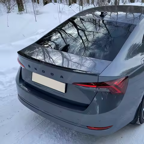 For Skoda Ovtavia A8 NX TSI TDI Pro 2020-2025 P Style Rear Spoiler Ovtavia MK4 Liftback Rear Trunk T