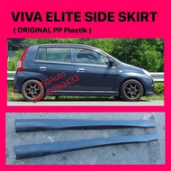 Perodua Viva Elite OEM SIDE SKIRT 100% Original PP Plastic Genuine Skirting Door Lower Lip Tepi Spoi