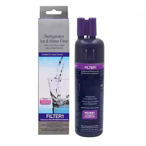 Filter1 Refrigerator Water Filter for W10295370A Compatible with EDR1RXD1 P4RFWB P8RFWB2L GRE1001 46