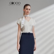 G2000 เสื้อเบลาส์สำหรับผู้หญิง Regular Fit ทรง Regular Fit รุ่น 5124166111 สีเบจ