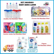 Anakku, Pureen,Carrier Junior Baby Set Toiletries Travel Pack Set Mandian Bayi