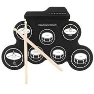 Portable Silicone Hand Roll Drum Set Electronic Drum Kit With Usb Interface, Jazz Drums, Percussion 