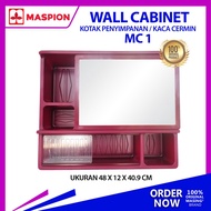 Glass Mirror Bathroom Shelf/Medicine Box WALL CABINET MASPION Mc1