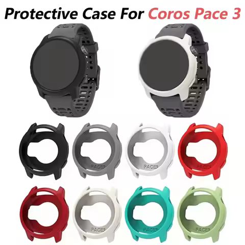 Soft Silicone Case For COROS PACE 3 Protective Cover Bracelet Super Light Watch Decoration For COROS