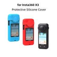 PULUZ ซิลิโคน Insta360 ONE X3 Body Silicone Cover For Insta360 X3 Protective Accessories ซิลิโคนกันกระแทก สำหรับ X3