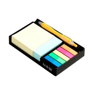 Black Note Table N Times Stick 61309 With Paper+5 Color Labels+Pen Holder (Without Ball Pen)