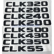 For Clk Class CLK55 CLK200 CLK240 CLK280 CLK320 CLK350 CLK430 CLK500 Rear Tailagte Emblem Logo Lette