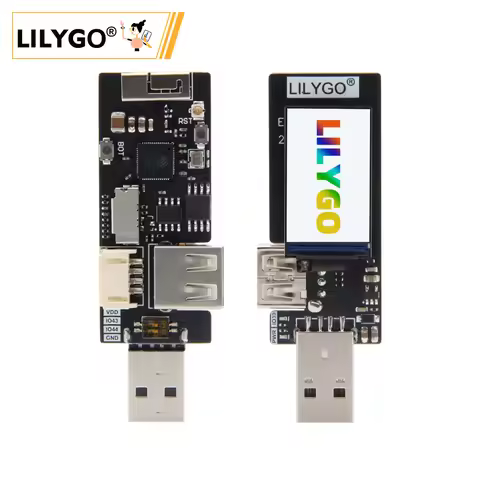 LILYGO T-Dongle ESP32-S2: Wi-Fi, 1.14" ST7789V LCD, USB OTG, DIP Switch, IPEX, Supports Arduino-IDE/