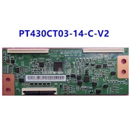 1Pc Original TCON Board PT43OCT03-14-C-V2 T-CON PT43OCT03-14-C-V2 Logic Board 43X8 Controller Board
