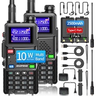 BAOFENG AR-5RM 10W Ham Radio Long Range 5RM Handheld Two Way Radio NOAA Weather Receiver Rechargeabl