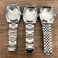 36mm Acrylic Stainless Steel Case Watch Case Strap Set for Japan NH35/NH36/4R Movement