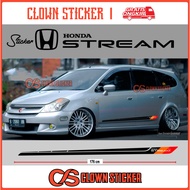 HONDA STREAM CLOWN STICKER HONDA STREAM ACCESSORIES