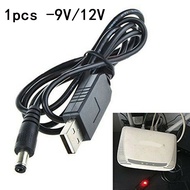 HODRD. 1PCS black USB DC 5V to DC 9V/12V boost module converter charger cable