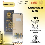 LCD G0LDEN CR0WN SAMSUNG M30 M305 M30S M21 M125 M215F M31 M315 M315F TOUCHSCREEN ORIGINAL BIG GLASS