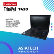 laptop Lenovo Thinkpad T420 Core i5-2520M Ram 8GB SSD256 Murah Meriah