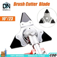 DriveNovo 10inch 3 Teeth Brush Cutter Blade Garden Tool Parts Brush Cutter Lawn Mower Blade Sharp Je