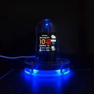 RGB Nixie Tube Clock Smart WIFI Networked LED Light-Emitting IPS Color Screen DIY Analog Digital Tub