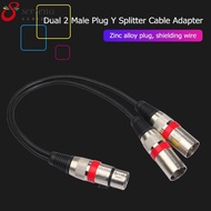 [Seriena.my] XLR Splitter Cable XLR Y Cable 3 Pin XLR Female To Dual XLR Male Patch Y Cable Micropho