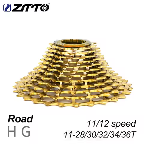 ZTTO Ultralight CNC Road Bike HG Cassette 115g-155g 11S 12S Sprocket 11-28/30/32/34/36T 11/12 Speed 