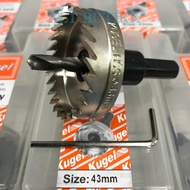 MATA KUGEL HOLE SAW HSS IRON 43 mm - HSS IRON DRILL BIT Original !!!