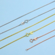 S925 Silver Necklace 2.0 Chopard Chain Women's Gold Plated Gold White Gold Rose Gold Chain Simple Ch