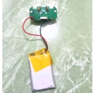 Mesin pcb charger baterai 3.7 volt-5 plus baterai input colokan Iphone kondisi copotan Modul konekto